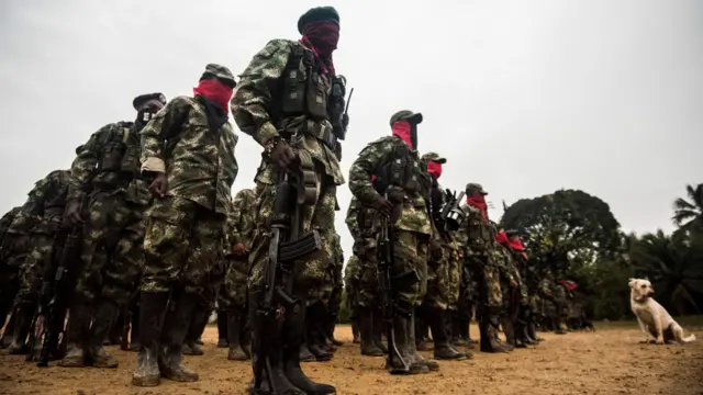Guerrilleros del ELN (Luis Robayo/ AFP)