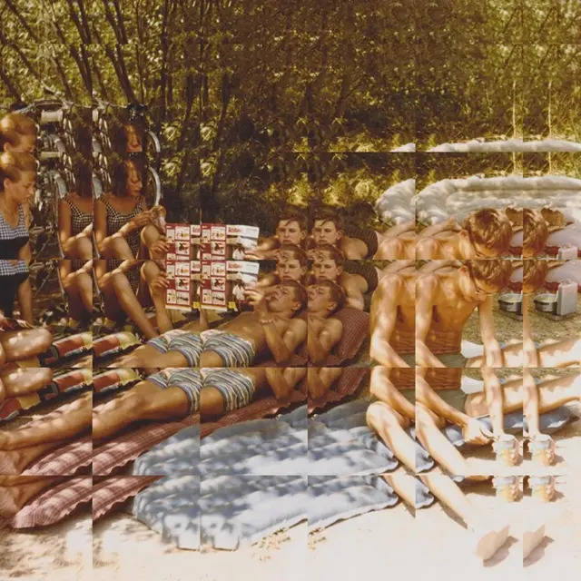 Un homme et une femme à la plage.