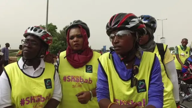 Les Soudanaises et les Soudanais ont pu s'adonner à leur passion : le cyslime