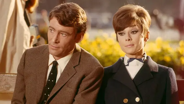 Peter O'Toole y Audrey Hepburn