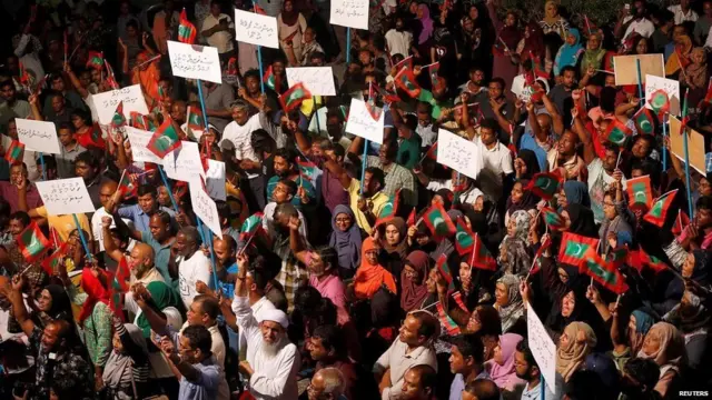 मालदीव, अब्दुल्ला यमीन, मोहम्मद नशीद