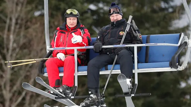 Владимир Путин и Александр Лукашенко