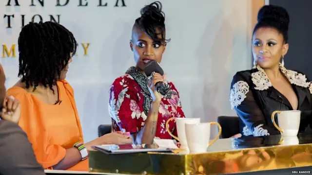 ਨੈਲਸਨ ਮੰਡੇਲਾ ਫਾਉਂਡੇਸ਼ਨ ਵਿਖੇ ਬੋਲਦੇ ਹੋਏ ਕੈਂਡੀਸ ਮਾਮਾ