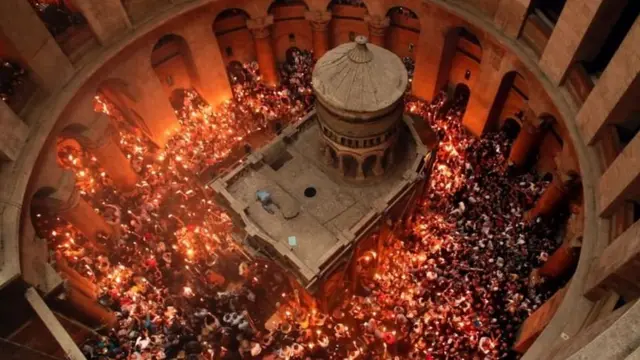 Maelfu ya Wakristo huzuru katika kanisa la mtakatifu Sepulcher kila mwaka kufanya ibada