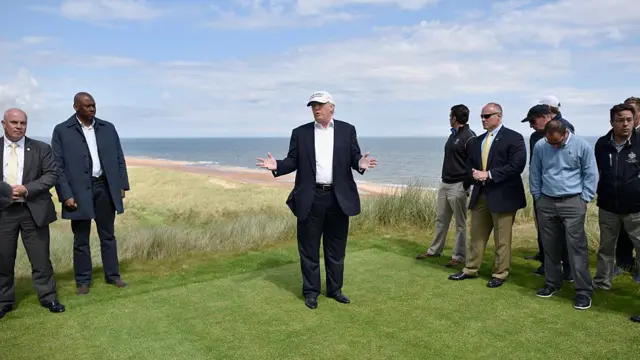 Donald Trumpqual o melhor site de aposta esportivaAberdeen, na Escócia