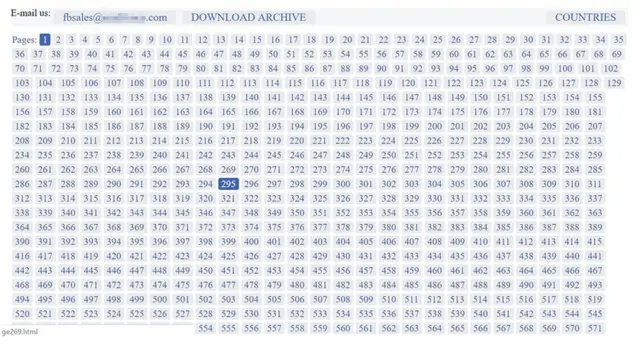 Amostras dos dados foram publicadas online para atrair interessados