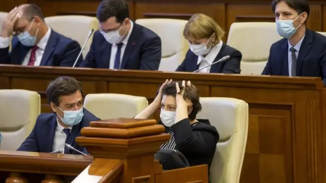 Наталія Гавриліца у парламенті в день призначення