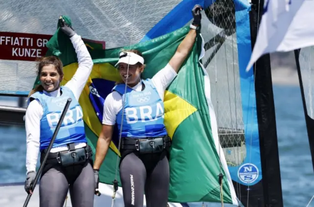 Martine Grael e Kahena Kunze