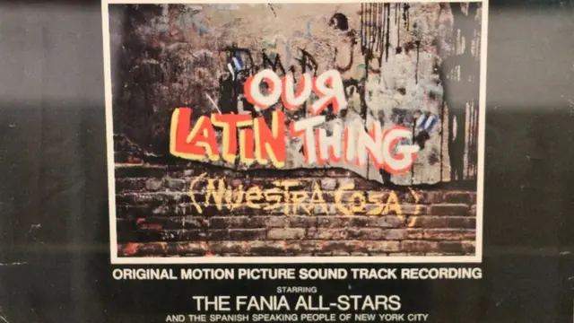 Tapa del disco de la música del documental Our Latin Thing (Nuestra Cosa).