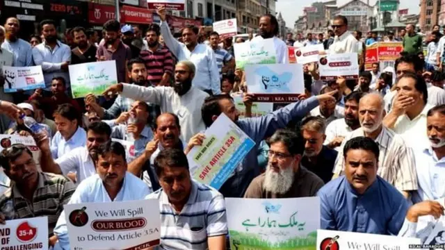 कश्मीर, 35-ए, अनुच्छेद 35-ए