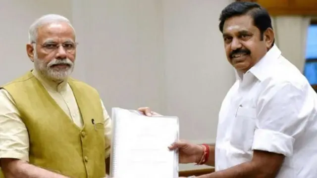 "நரேந்திர மோதி அரசுக்கு எடப்பாடி பழனிசாமி அரசு அடிமை": மாணிக்கம் தாகூர் - தமிழக சட்டமன்ற தேர்தல் 2021