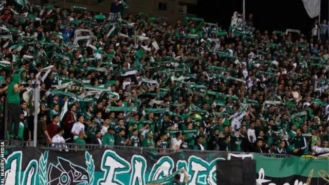 Quelque 10.000 supporters d'Al Masry ont poussé leur équipe à la victoire, contre les Green Buffaloes de la Zambie.