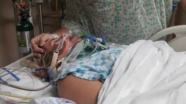 Трейсі Отто в лікарні 