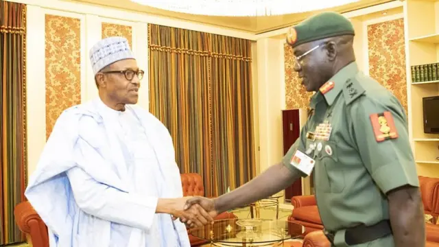 Ganawar shugaba Buhari da hafsoshin tsaro