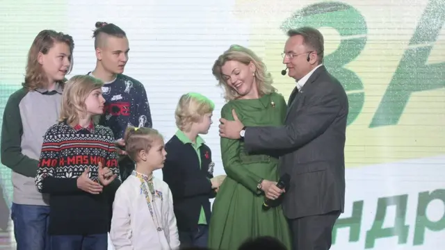 Садовий і родина