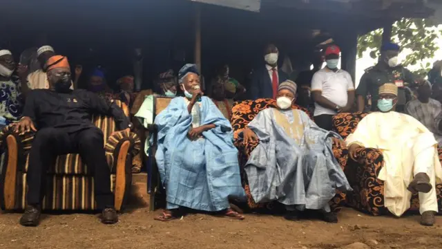 Di govnors and leaders for Shasha community