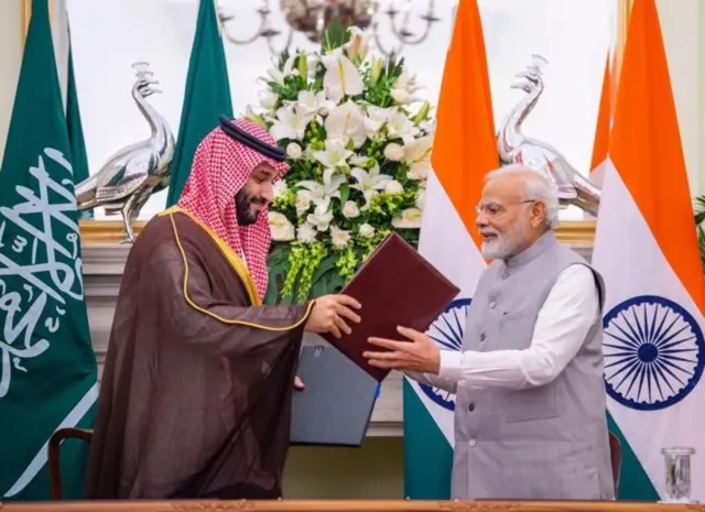 மோதி சௌதி இளவரசர் முகமது பின் சல்மான் சந்திப்பு