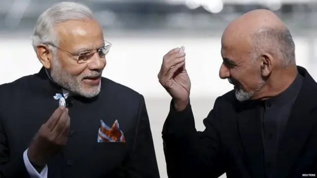 नरेंद्र मोदी और अशरफ़ ग़नी