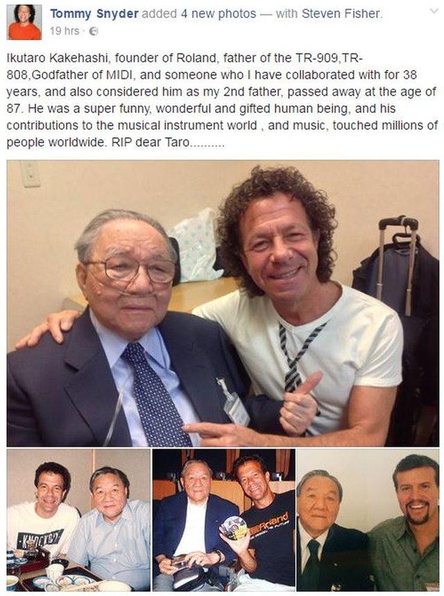 Tommy Snyder, quien trabajó con Kakehashi durante 38 años, compartió un emotivo mensaje de despedida en Facebook.