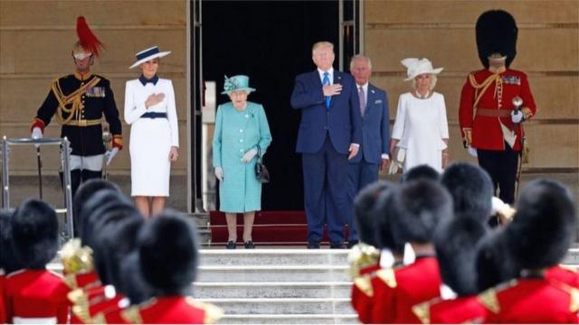 特朗普2019年對英國進行國事訪問（Credit: AFP）