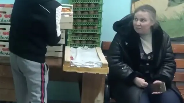 Валентина Чупик мигрантлар билан