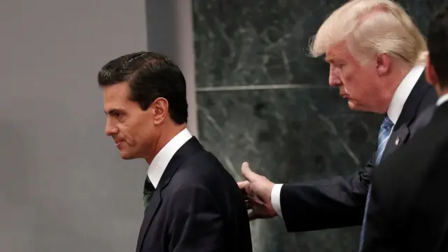 Enrique Peña Nieto y Donald Trump