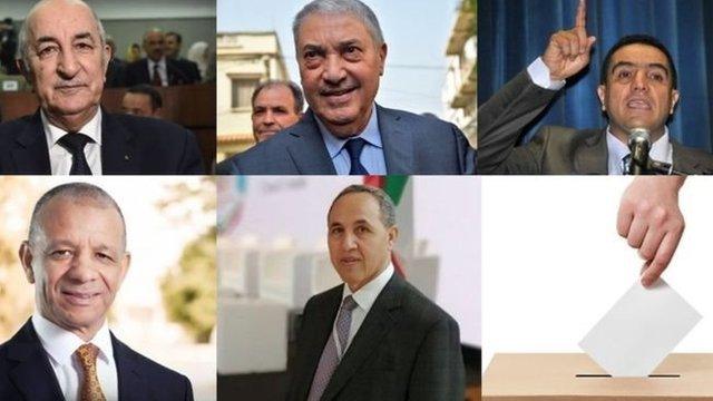 المترشحون للانتخابات الرئاسية الجزائرية