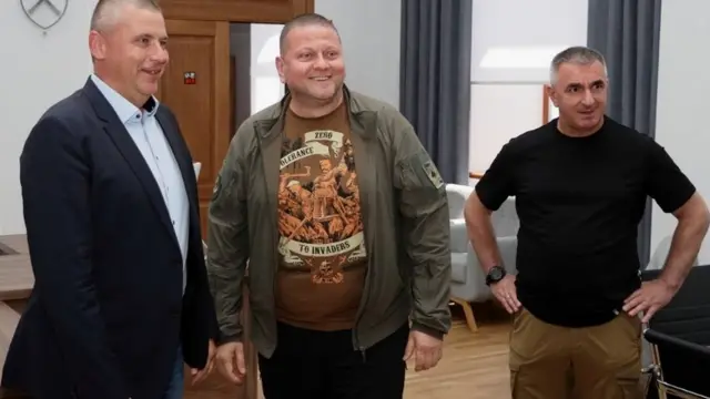 Валерій Залужний з угорськими колегами