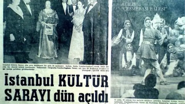 İnşaat 1969'da tamamlandı ve bina işletme amacıyla İstanbul Devlet Opera ve Balesi ile İstanbul Devlet Tiyatrosu müdürlüklerine verildi. Yapı, İstanbul Kültür Sarayı adıyla gösterime açıldı.