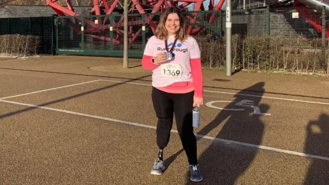 Victoria tras la carrera en Londres