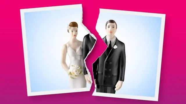 عکس عروس و داماد که از وسط دو نیم شده است