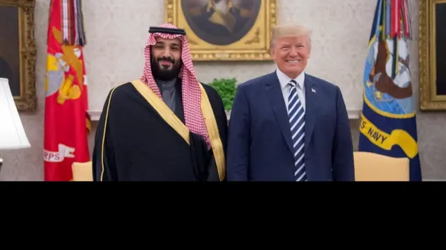 राष्ट्रपति ट्रम्प र मोहम्मद बिन सलमान