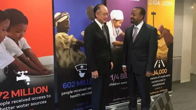 pireezidantii Baankii Addunyaa (World Bank), Jim Yoong Kim fi MM Dr. Abiy Ahimad