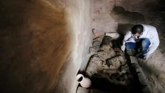 பழமையான கல்லறைகளில் பூனை மம்மிகள்