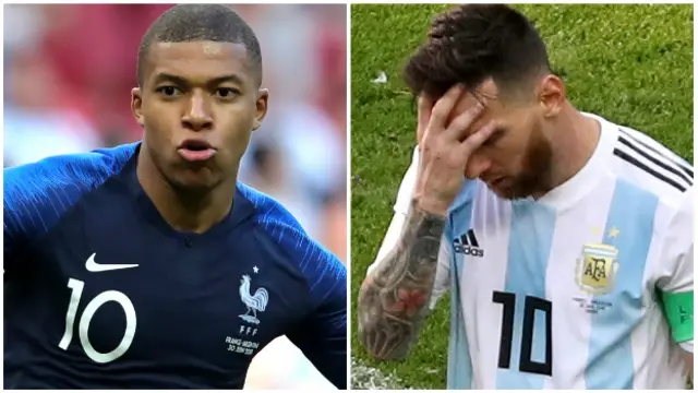 लियोनेल मेसी र किलियान एमबापे