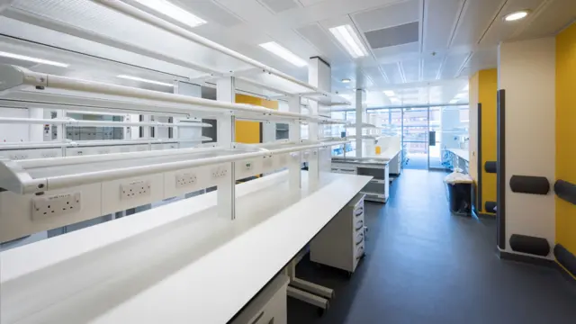 Laboratorios en el Instituto Francis Crick