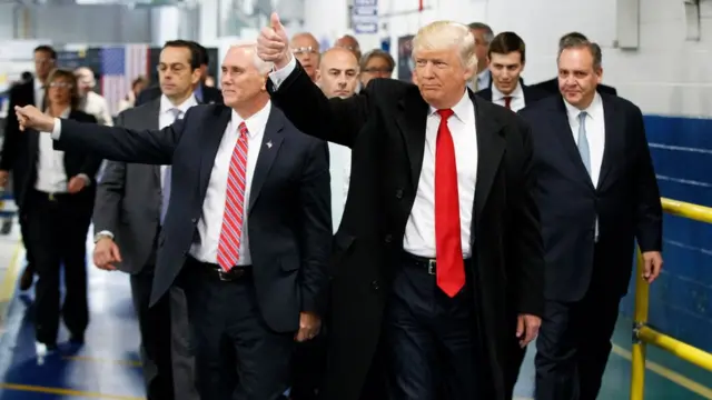 Trump y sus asesores