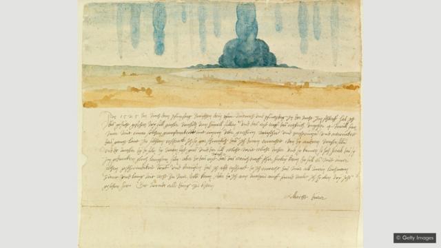 由阿爾布雷希特·杜勒創作的《夢的視覺》是已知的西方藝術中最早對藝術家個人夢境的描繪。