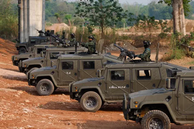 บรรยากาศเชิงสะพานมิตรภาพฯ แห่งที่ 2 ของฝั่งไทย