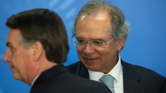 Bolsonaro e Paulo Guedes