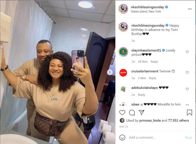 Nkechi Blessing ati Opeyemi Falegan