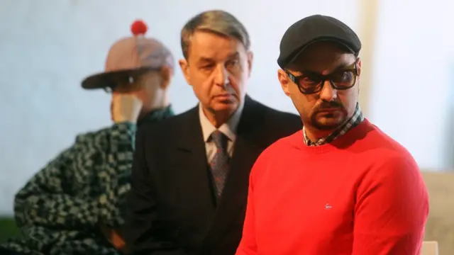 Кирилл Серебренников и Александр Авдеев, на тот момент министр культуры, на презентации проекта "Платформа"