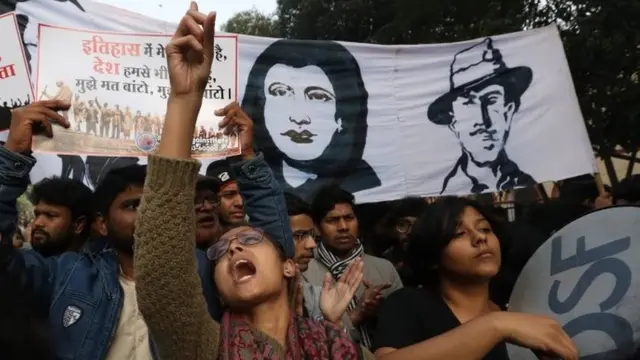 दिल्ली में प्रदर्शन