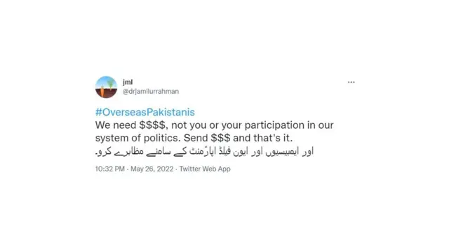 اوورسیز پاکستانی، ووٹ، حق