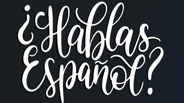 ¿Hablas español?