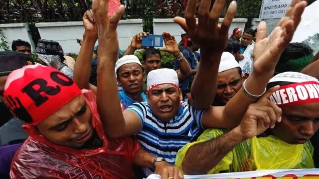 Rohingya, protes, Myanmar, Malaysia