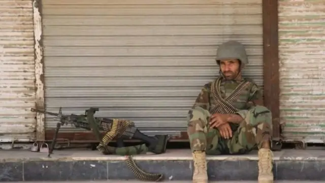 افغان فوجی اہلکار