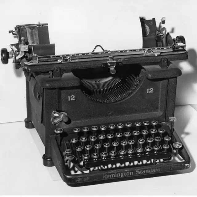 Máquina de escribir Remington.