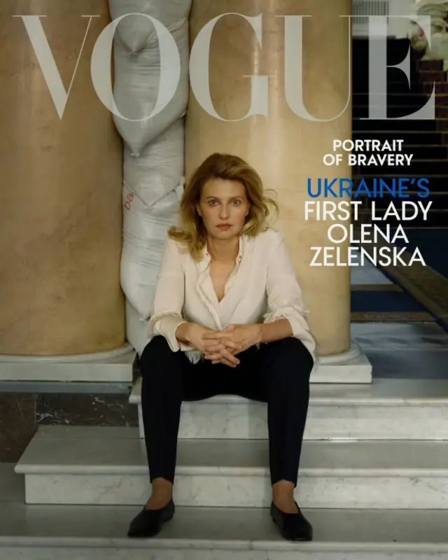 Vogue: las comentadas imágenes de la primera dama de Ucrania