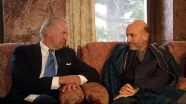 آقای کرزی گفته که آقای بایدن به دنبال اتحاد بود